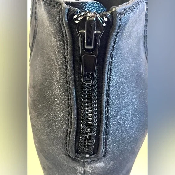 Maurices Gloria Open Side Wedge Women's Black Sparkle Sneakers Size 6.5 - Picture 16 of 16